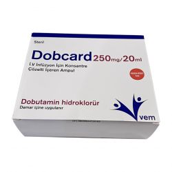 Добутамин Добкард Dobcard (dobutamine) р-р д/ин амп 250мг/20мл в Оренбурге и области фото